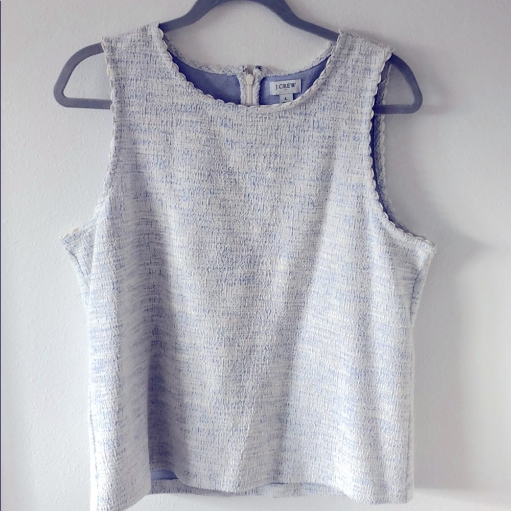 White and Blue in J Crew